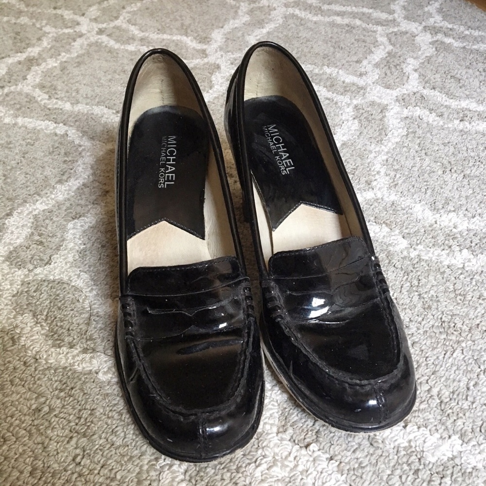 Michael Kors Black Block Heels